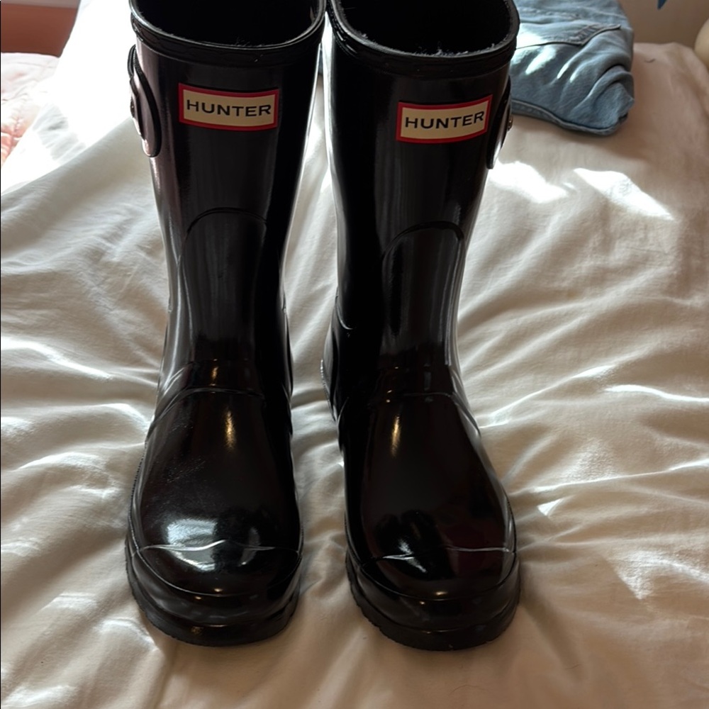 Hunter Black Rain Boots